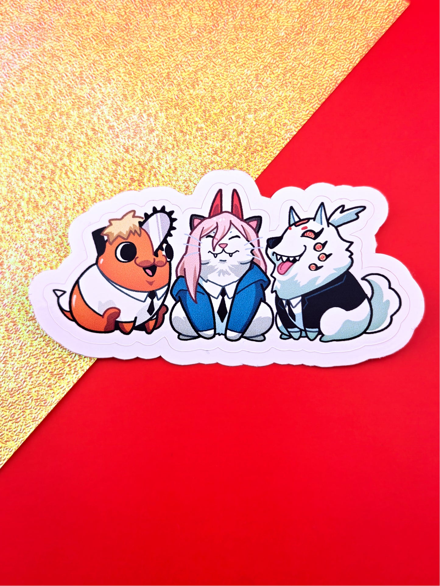 Chainsaw Pets Sticker