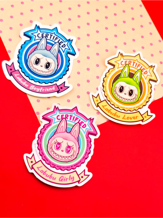 Certified Labu Stickers