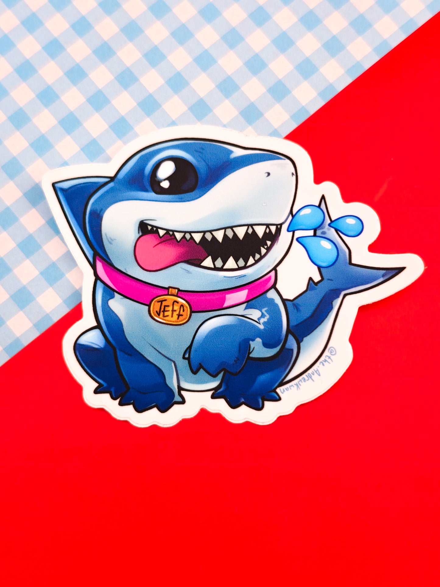 Jeff the Shark Sticker