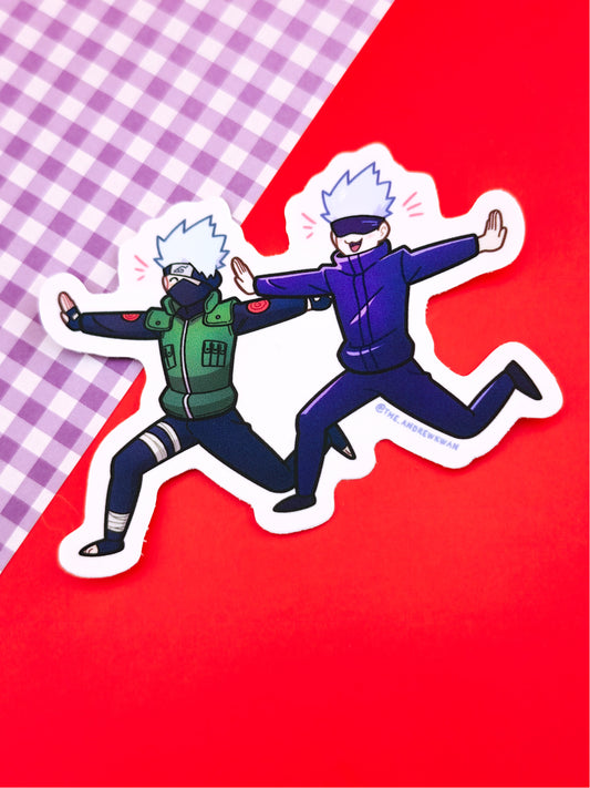 Gojo/Kakashi Sensei Sticker