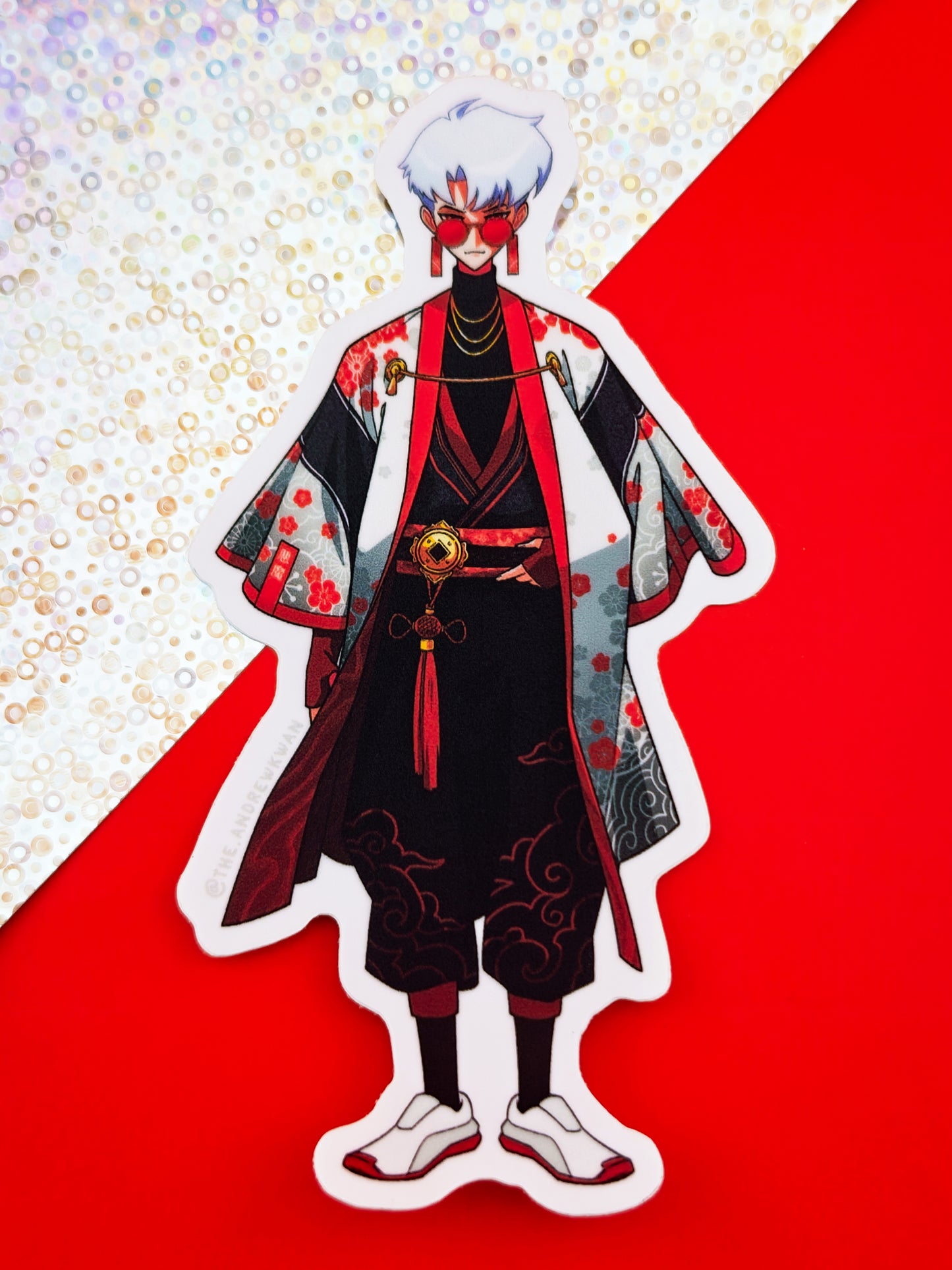 Retro Anime Original Character Stickers