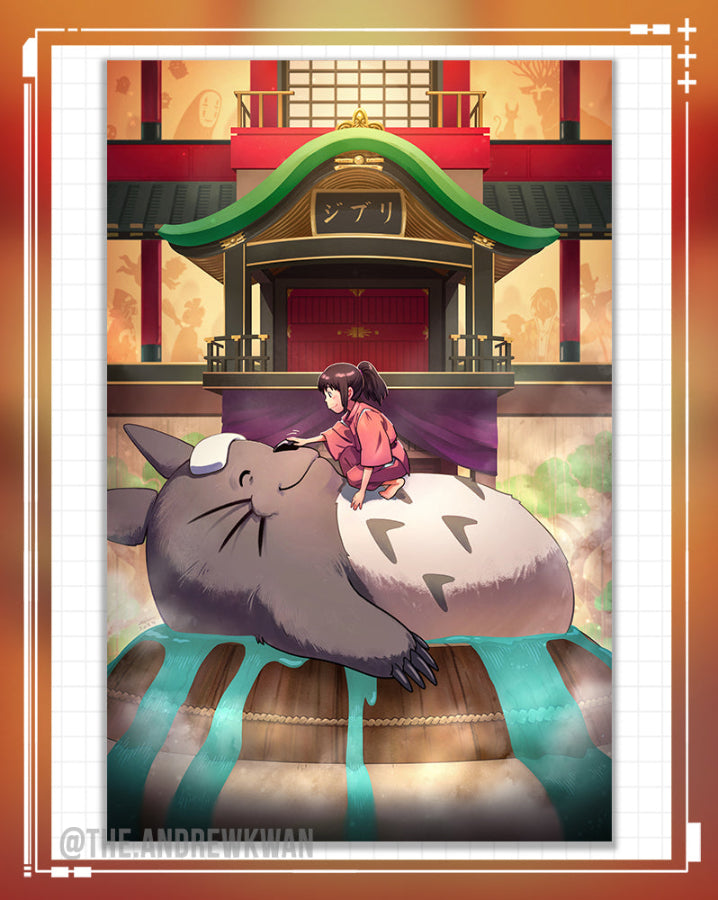 Spirit Bath House Print