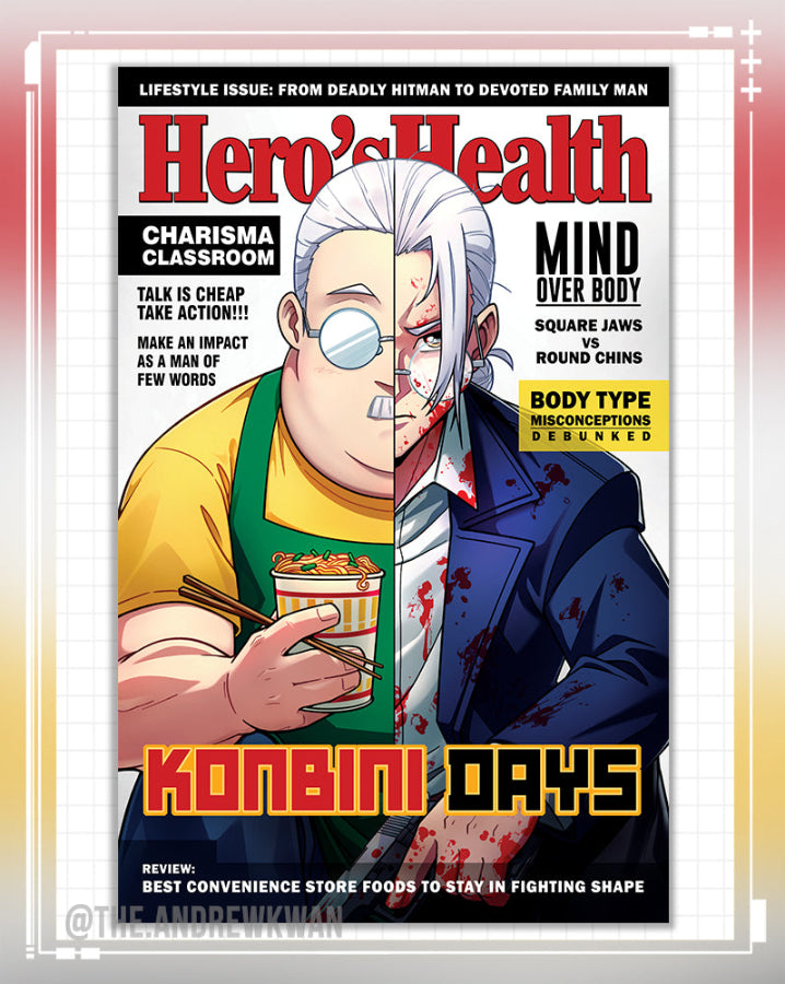 Hero's Health Konbini Days Print