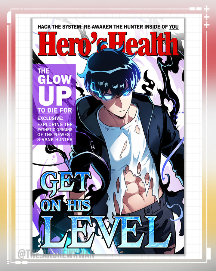 Hero's Health Get on His Level Print