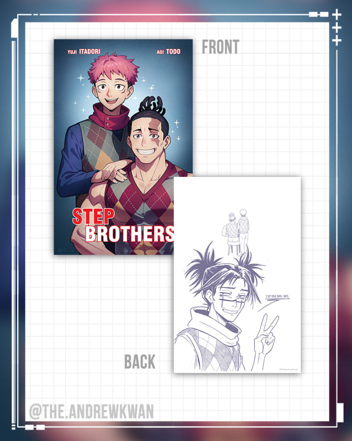 JJK Step Brothers Double-Sided Print