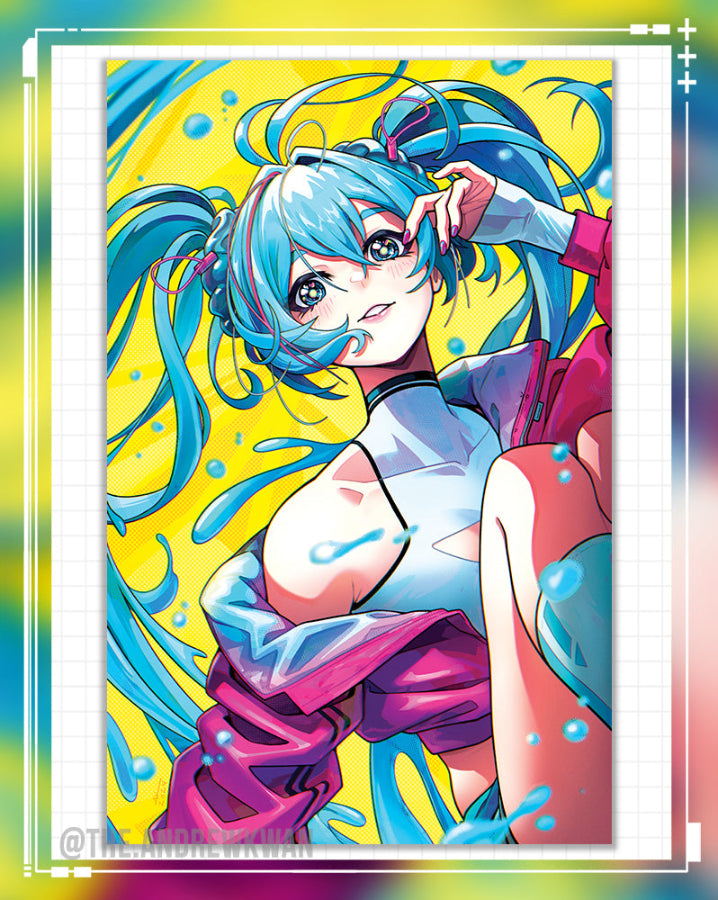 Vapor Dance Miku Print