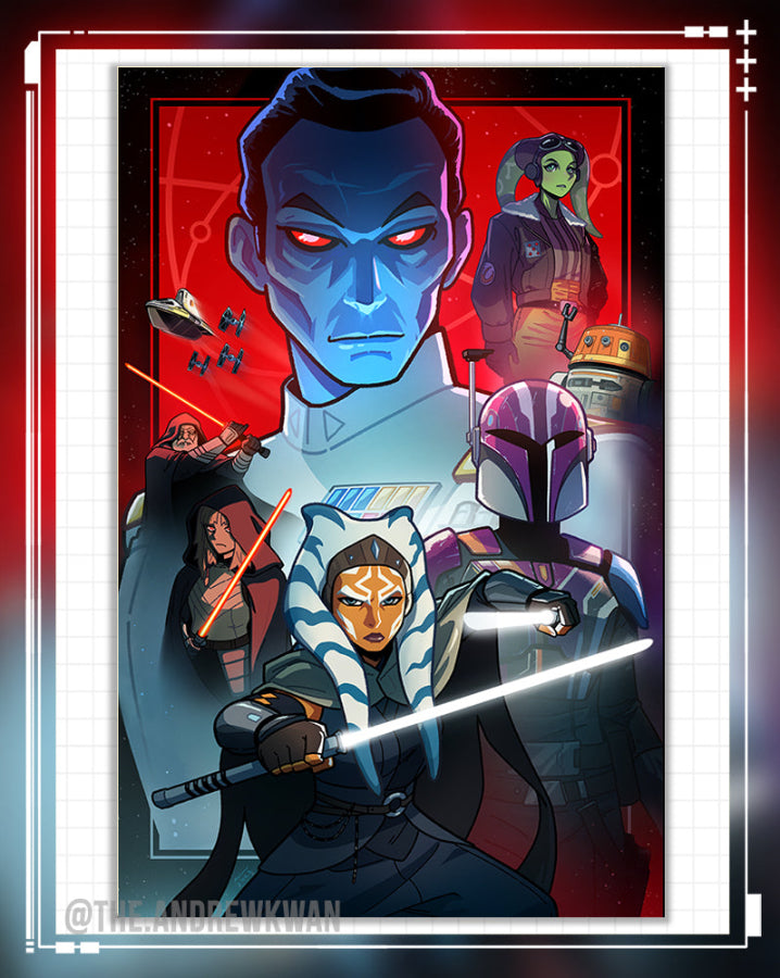 Ahsoka Star Wars Print