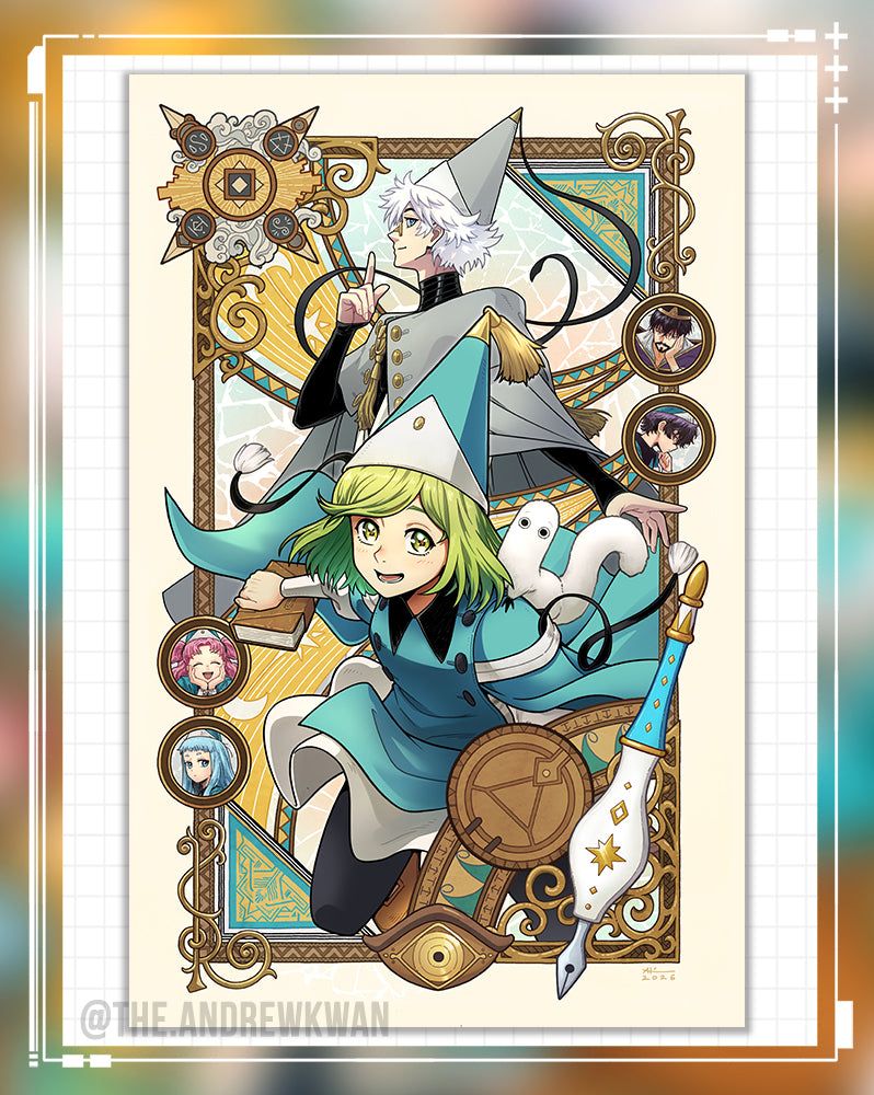 Witch Hat Apprentice Print