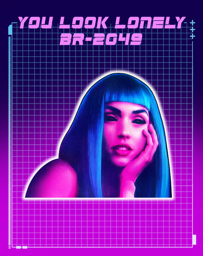 Your Look Lonely Sticker