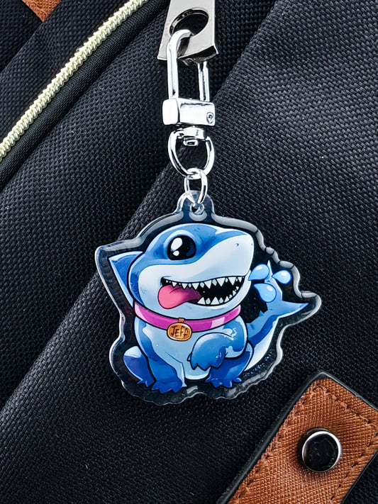 Jeff the Shark Charm