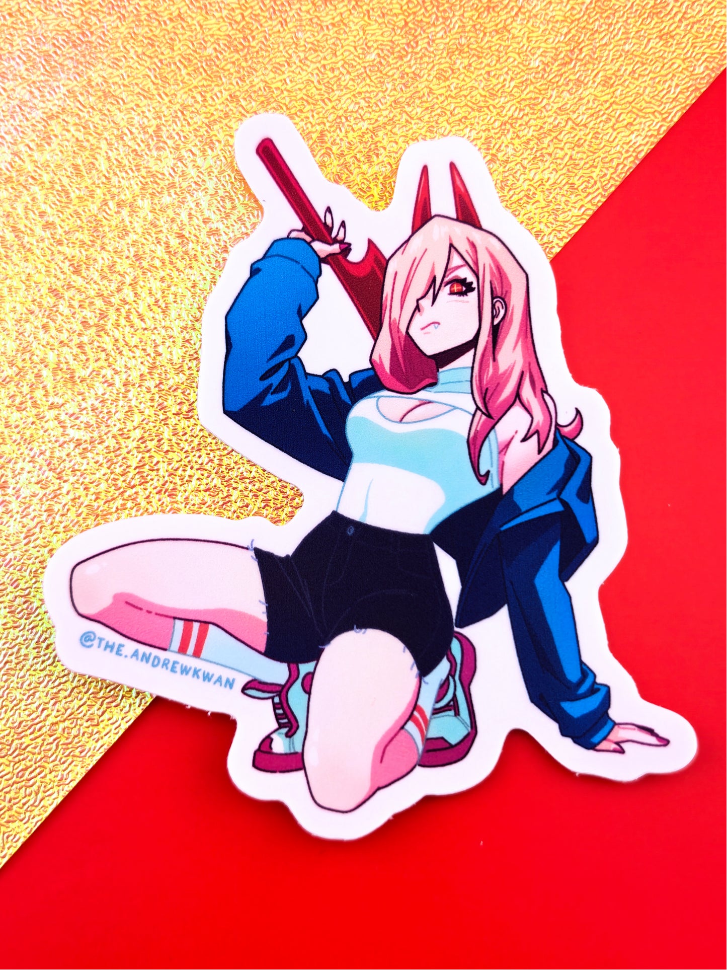 Chainsaw Power Sticker