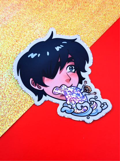 Chainsaw It's Barf Sticker