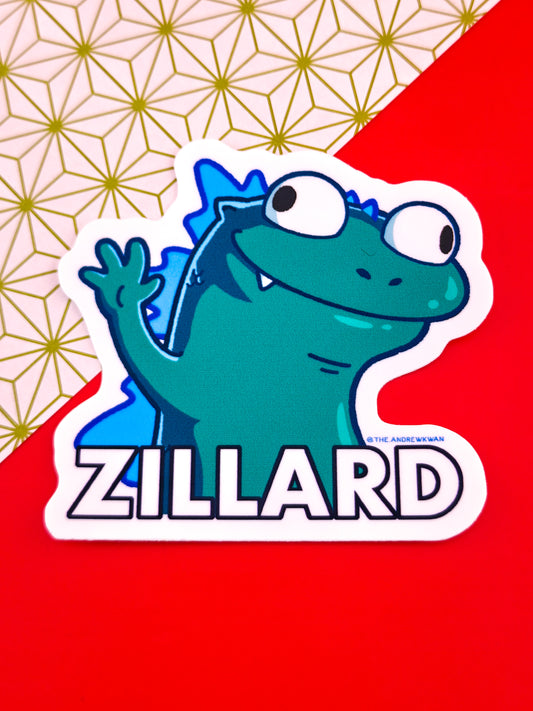 Godzillard Sticker