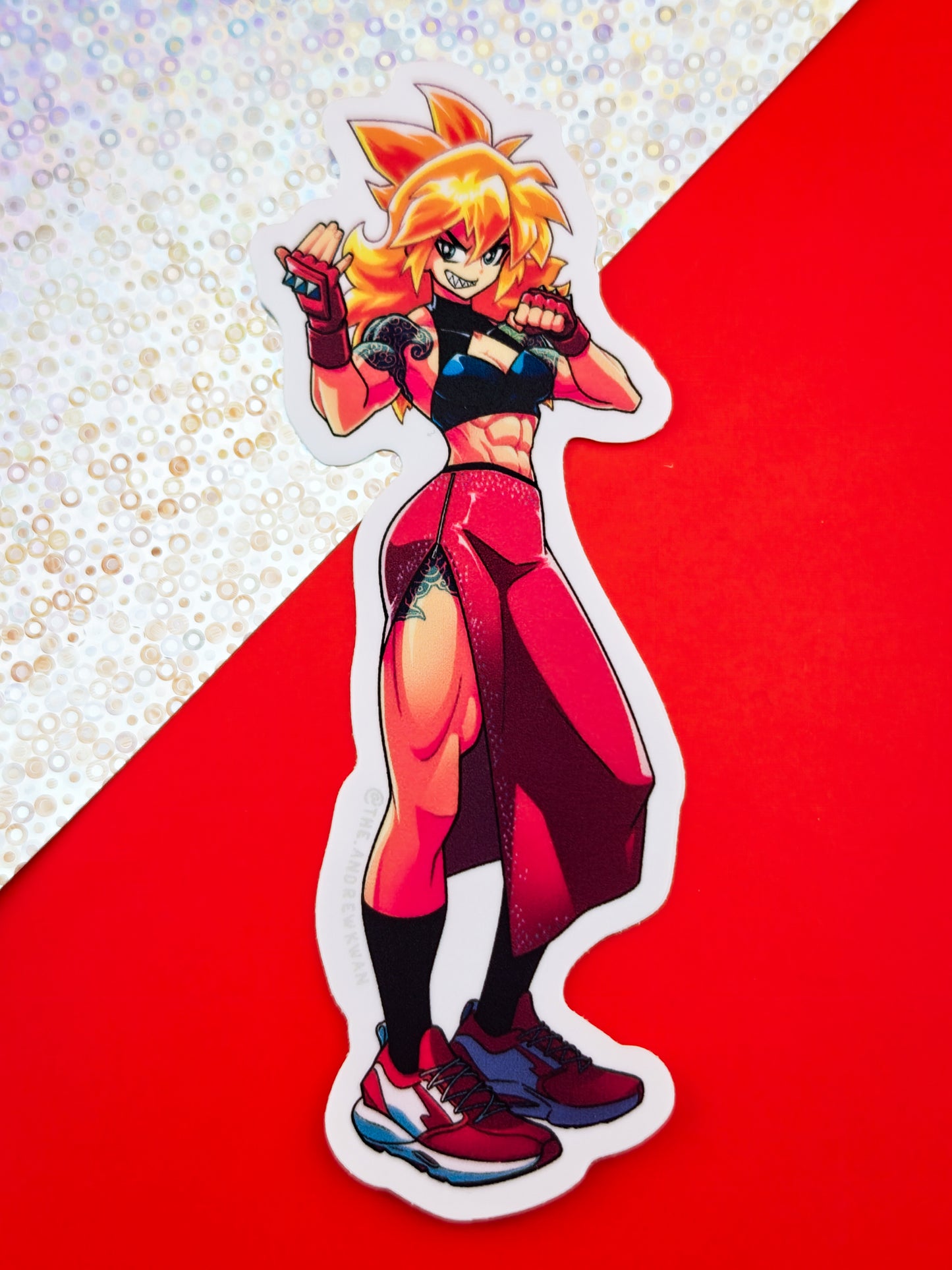 Retro Anime Original Character Stickers