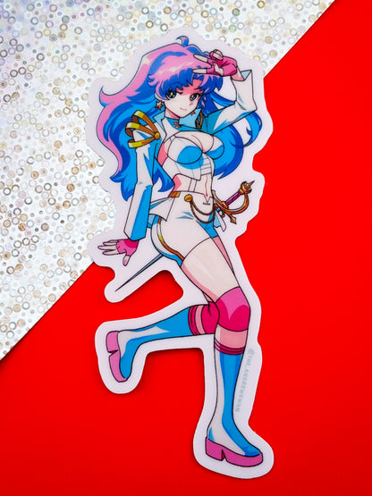 Retro Anime Original Character Stickers