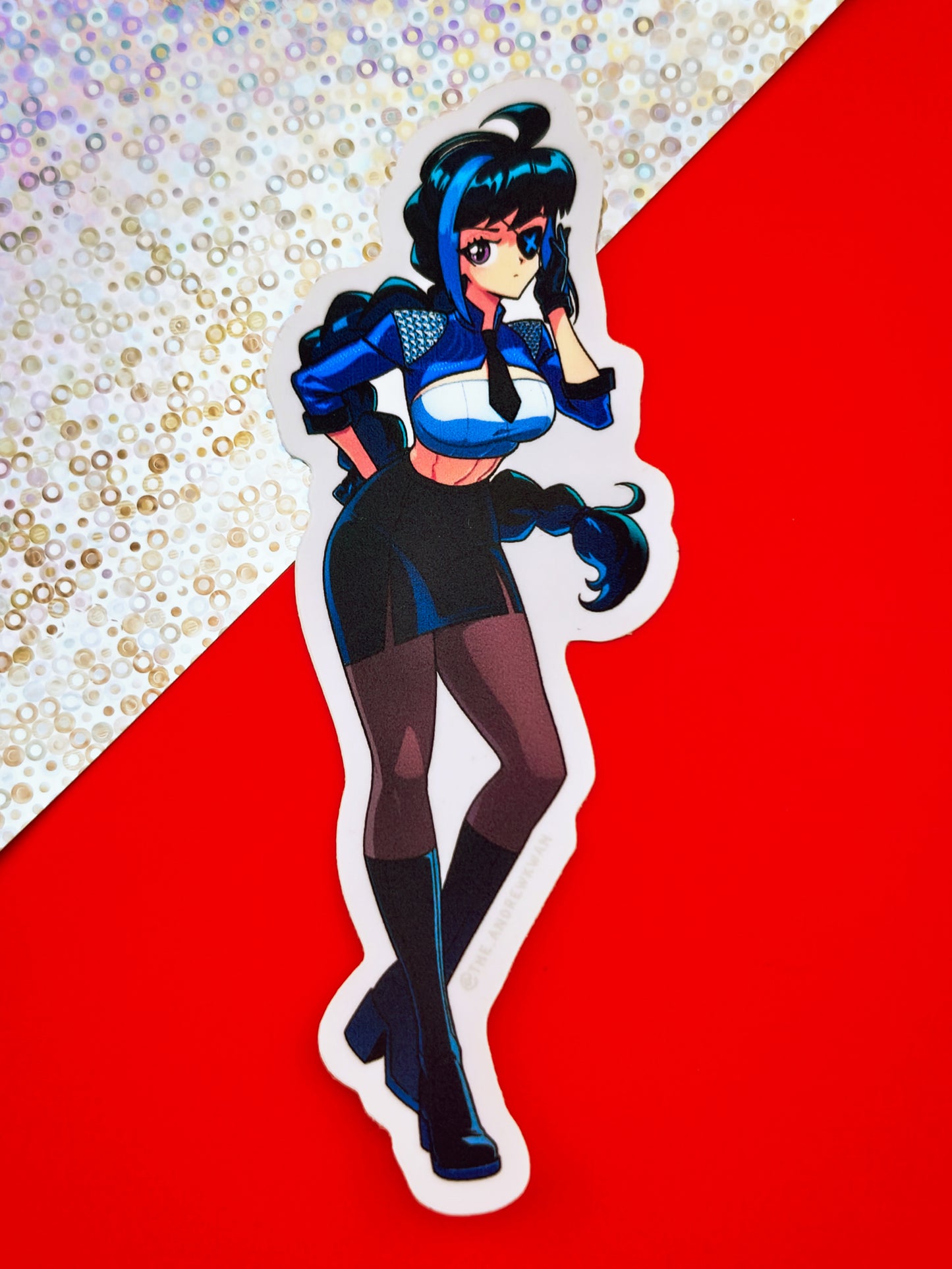 Retro Anime Original Character Stickers