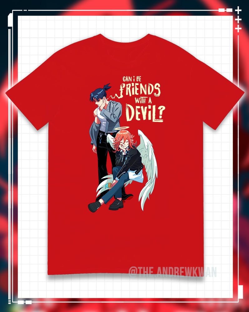Friends with a Devil? Short Sleeve Unisex T-shirt