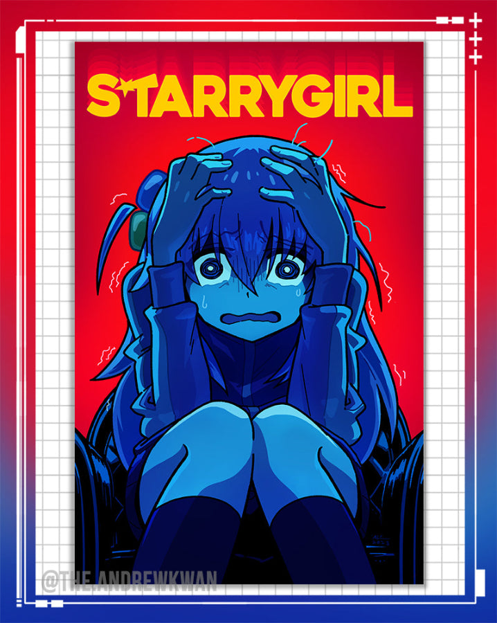 Bocchi Starry Girl Print