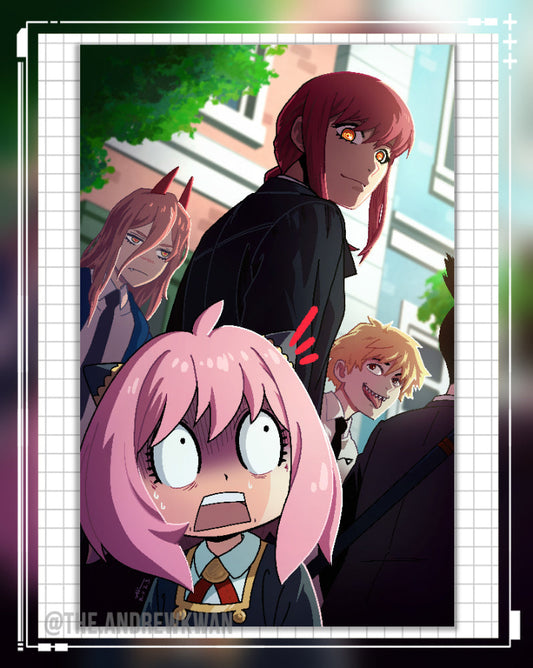 Chainsaw Anya x Makima Print