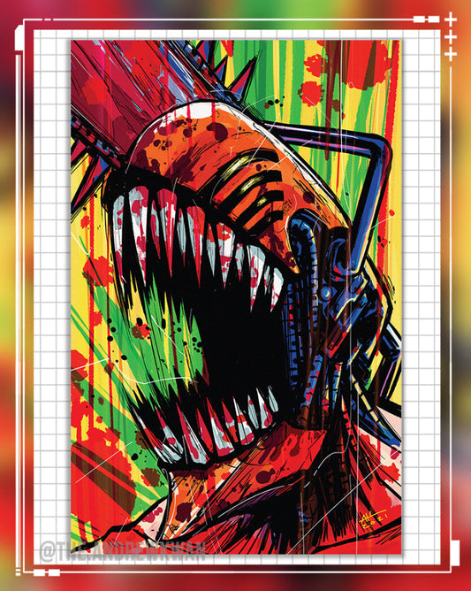 Chainsaw Blood Print