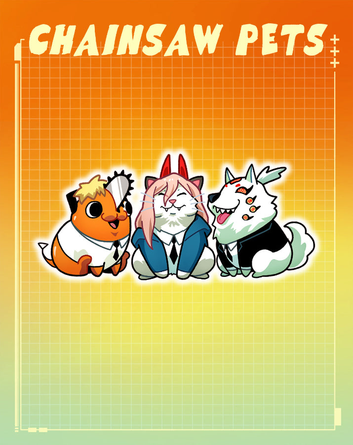 Chainsaw Pets Sticker