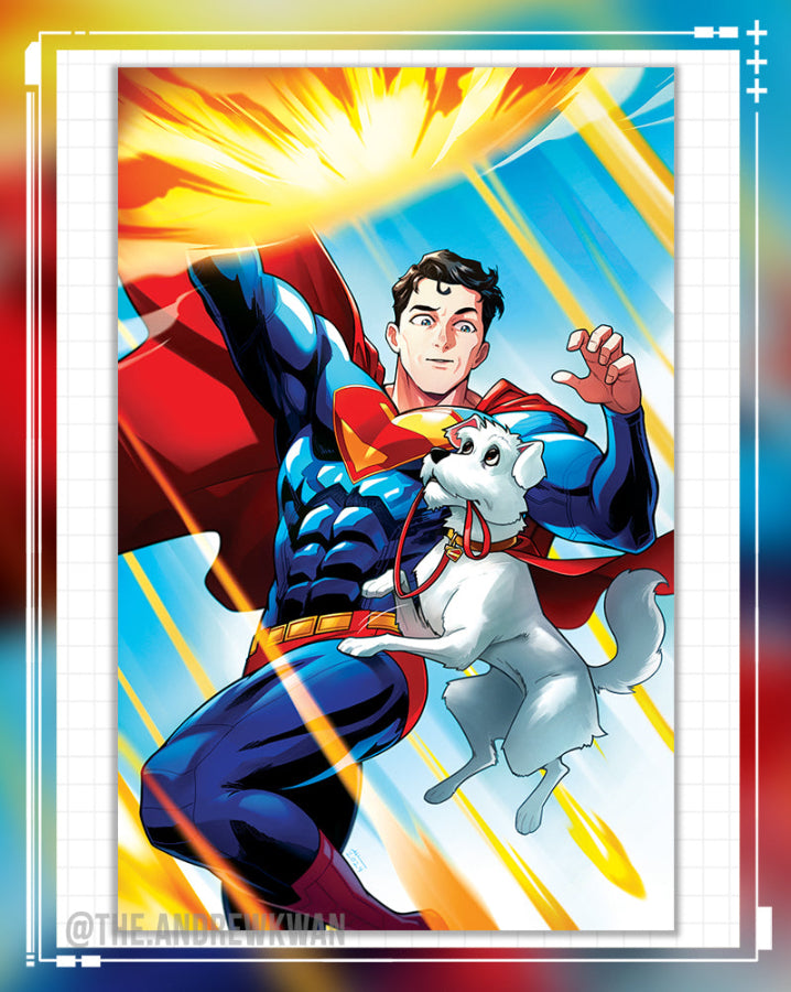 Superman & Krypto Print