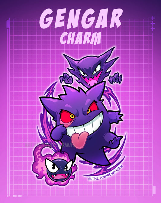 Pocket Monster #0094 Charm (Pre-Order)