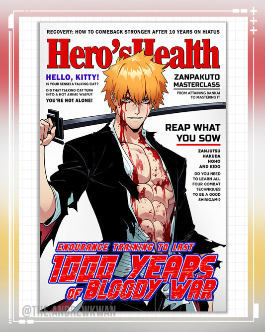 Hero's Health 1000 Years of Bloody War Print