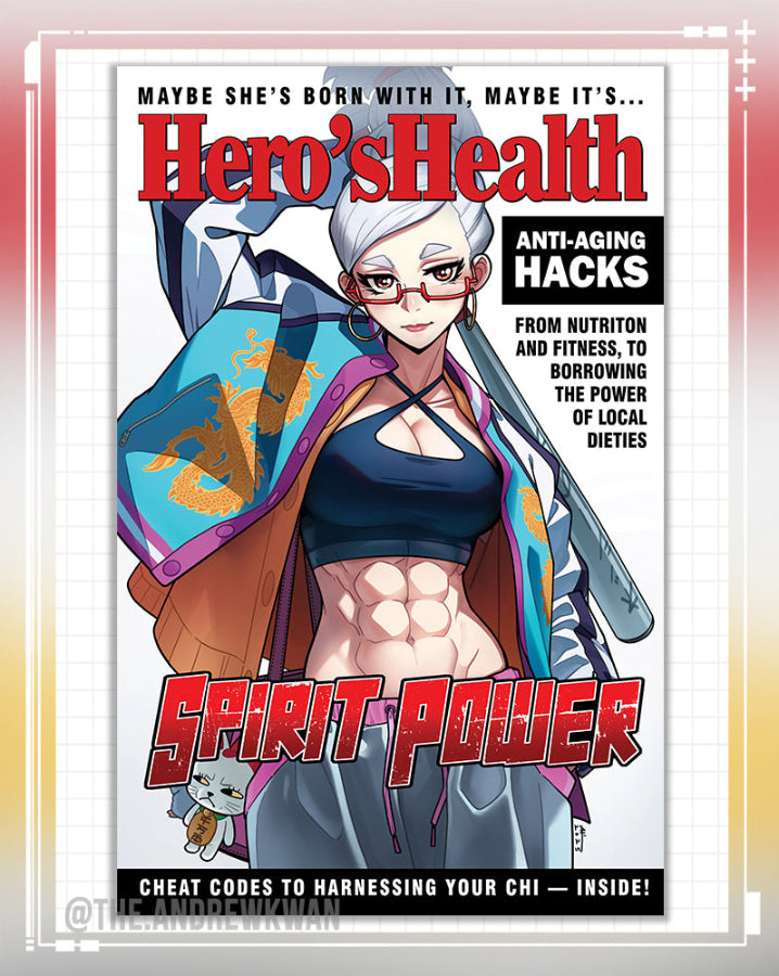 Hero's Health Spirit Power Print