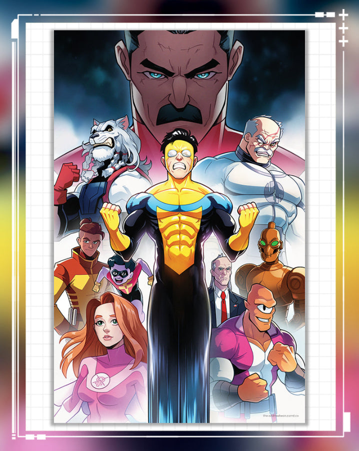 Invincible Yellow Color Invincible Yellow Double-Sided Print – K-BoxArts