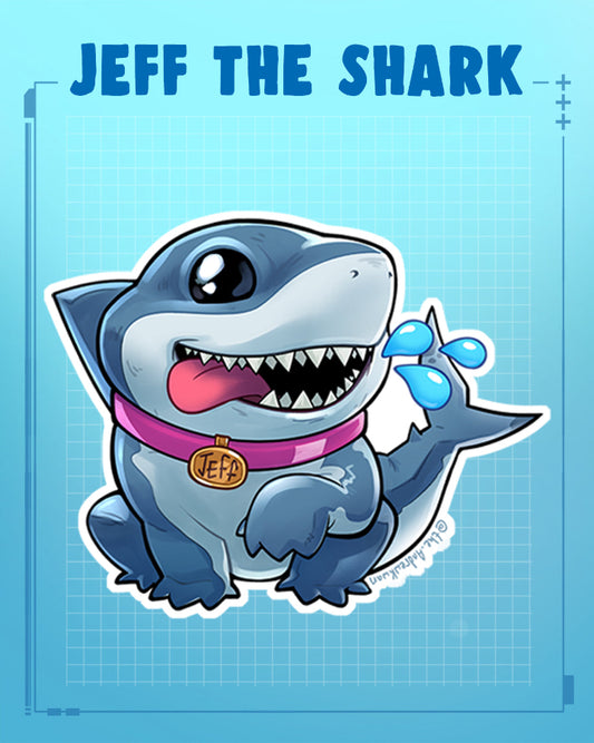 Jeff the Shark Charm