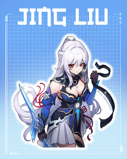 Jing Liu Honkai Star Rail Sticker