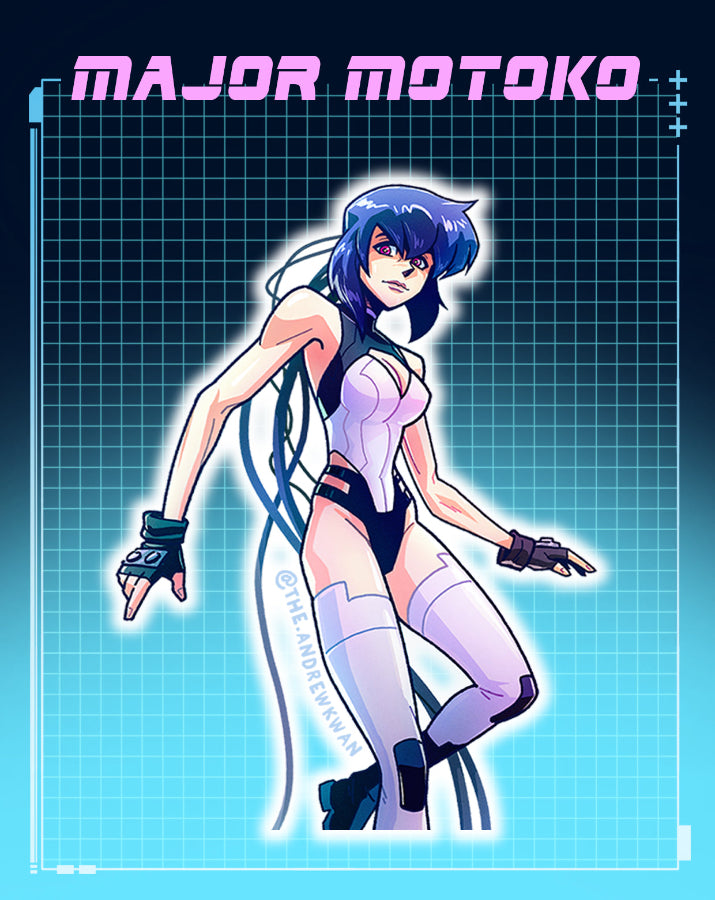 Major Motoko Sticker