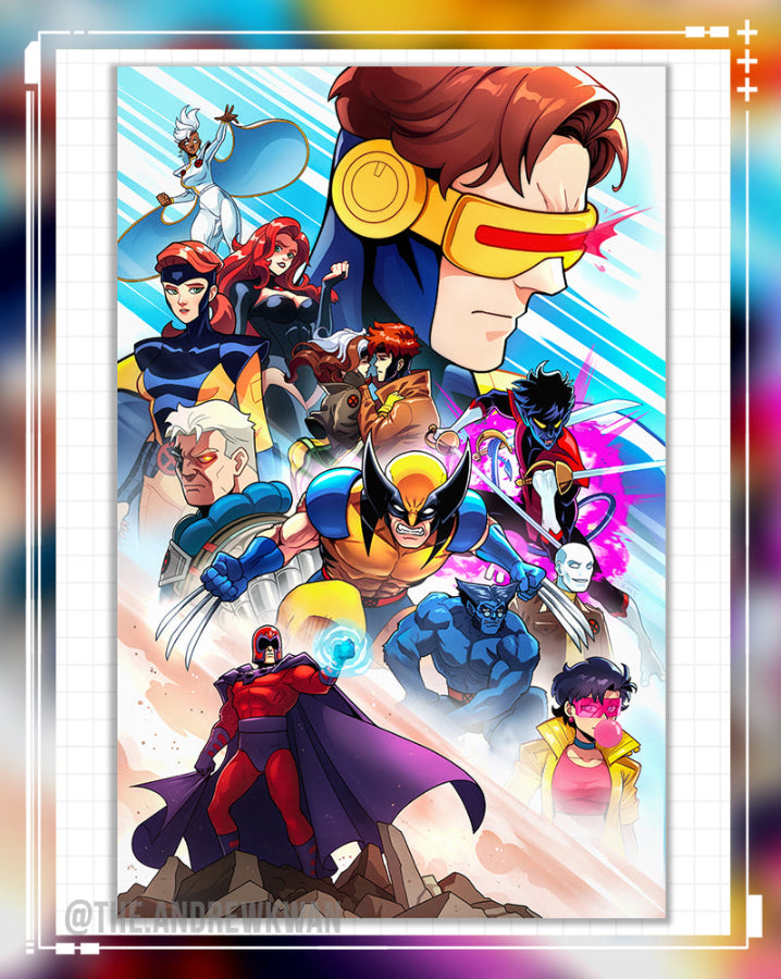 X-men Double-Sided (Deadpool cameo) Print