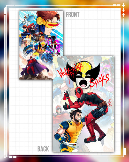 X-men Double-Sided (Deadpool cameo) Print