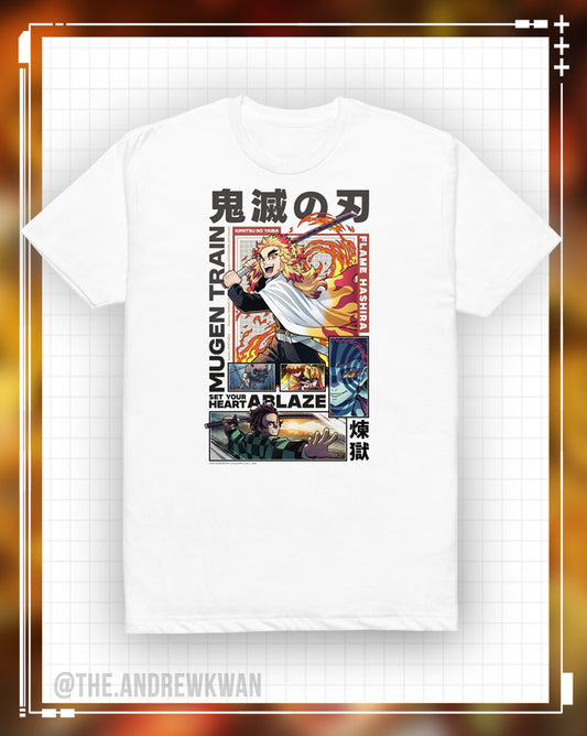 Mugen Train Unisex Fitted T-Shirt