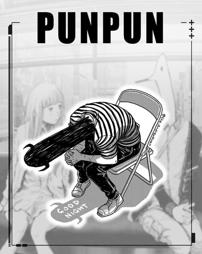 Goodnight Pun Pun Sticker