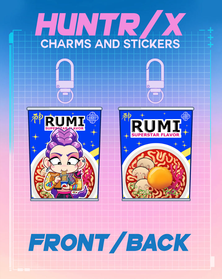 HUNTR/X Ramyeon Kpop Demon Hunters Charms