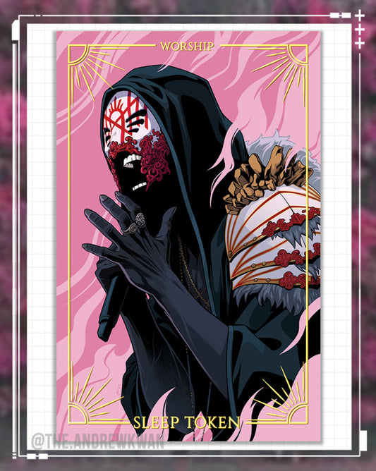 Sleep Token Gold Foil Print
