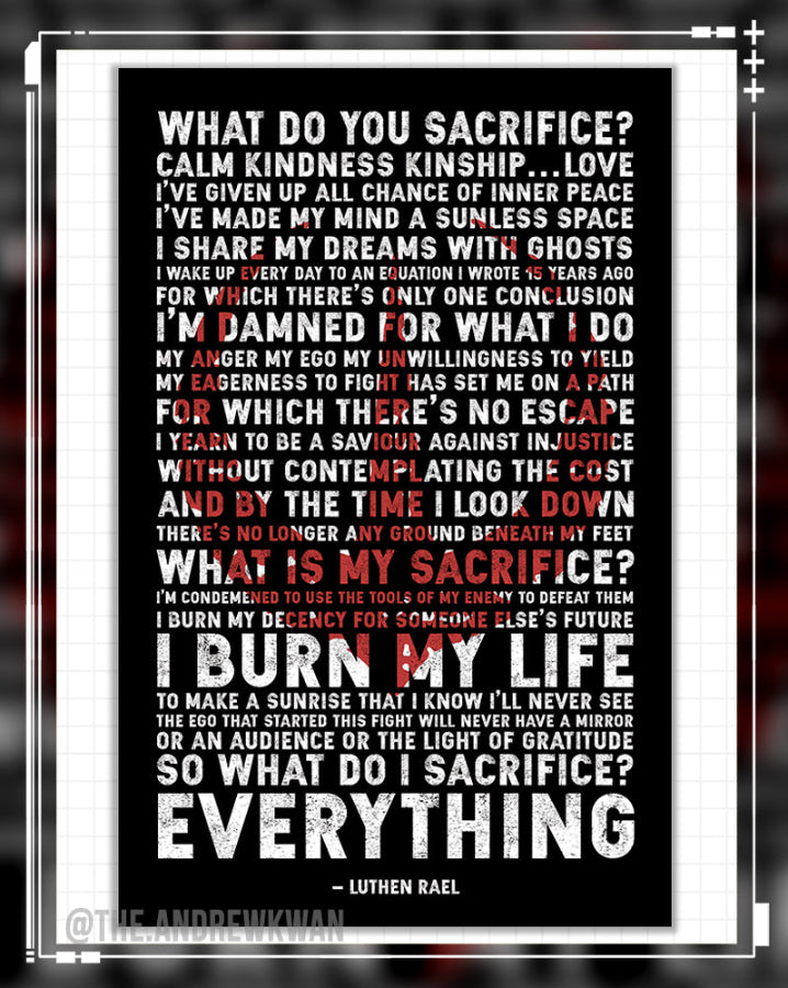 Luthen’s Speech Andor Star Wars Print