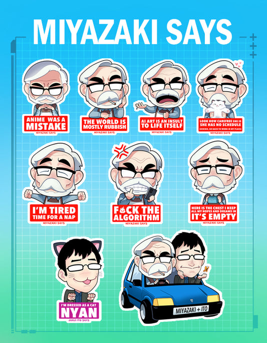 Miyazaki Says Stickers