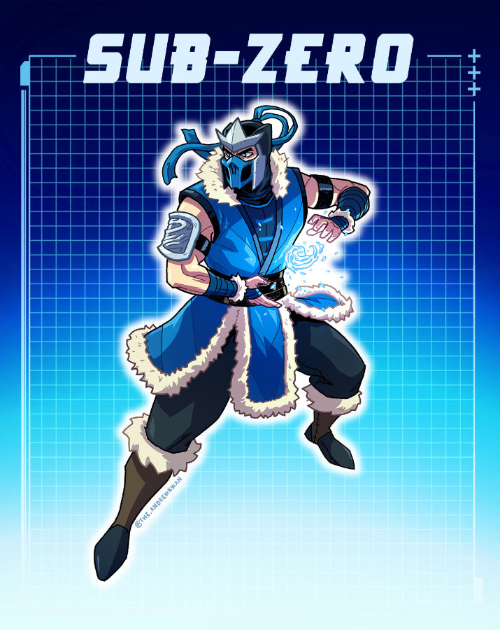 MK Lin Kuei Ninja Sticker