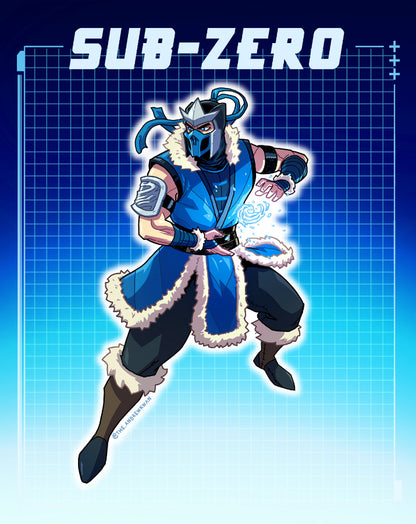 MK Lin Kuei Ninja Sticker