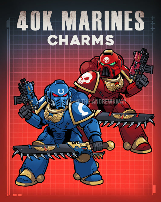 40k Marines Charm (pre-order)