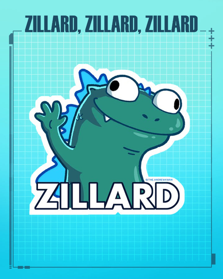 Godzillard Sticker