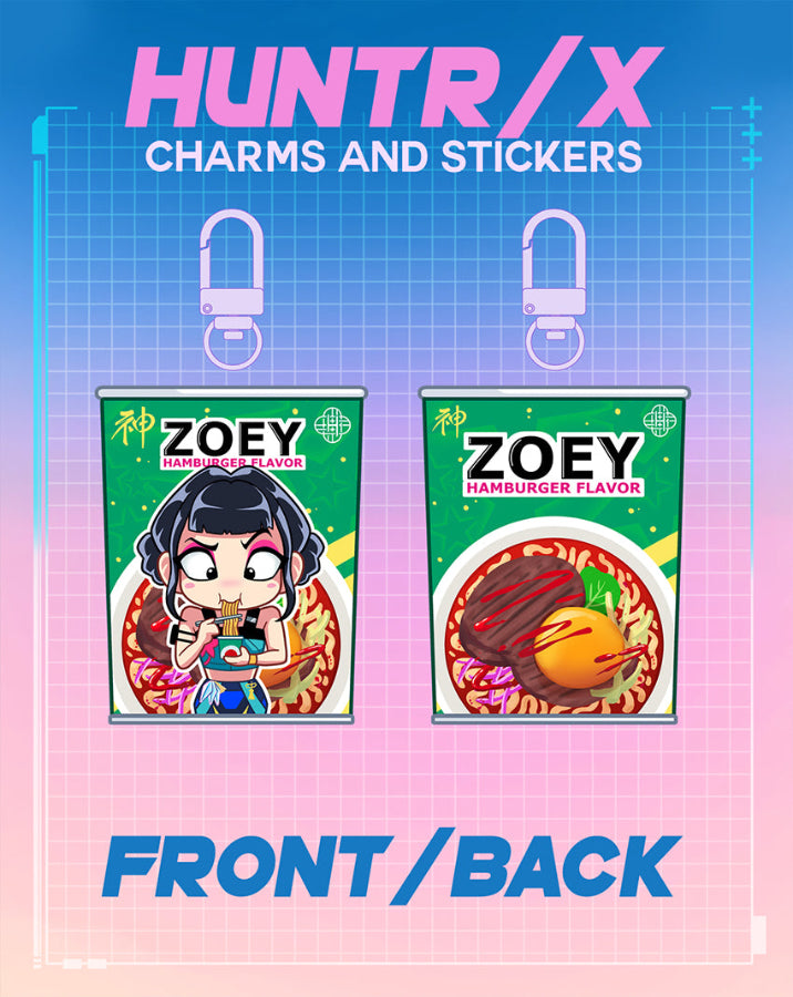 HUNTR/X Ramyeon Kpop Demon Hunters Charms