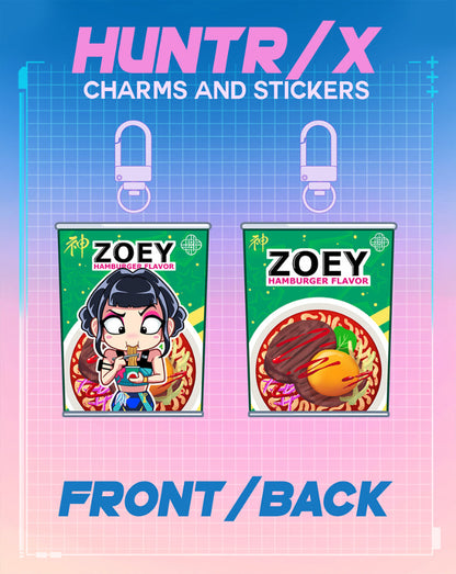 HUNTR/X Ramyeon Kpop Demon Hunters Charms
